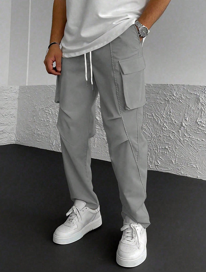 Men's Stylish Cargo Pants with Functional Pockets Lisslune