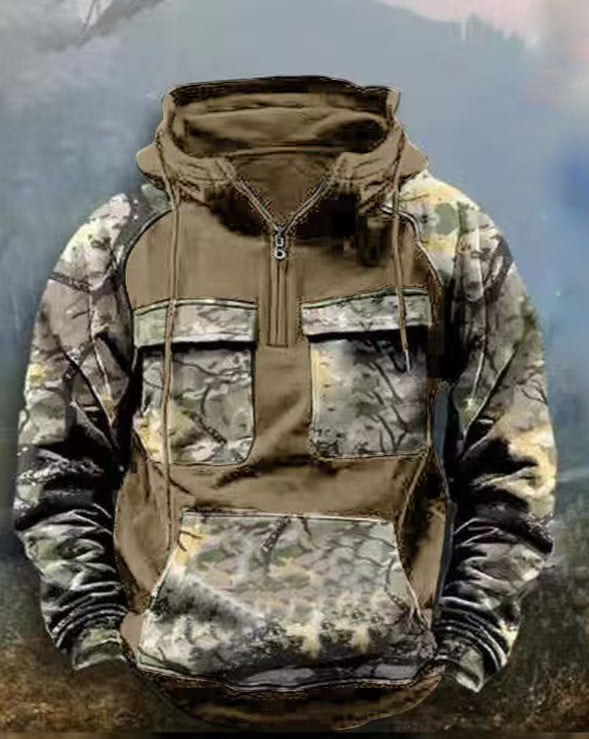 Men's Camouflage Functional Hoodie Lisslune