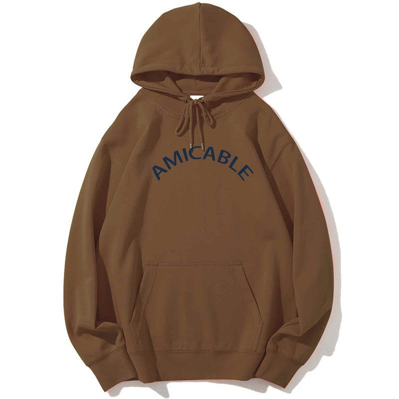 Women's hoodie with large lettering and kangaroo pocket Lisslune