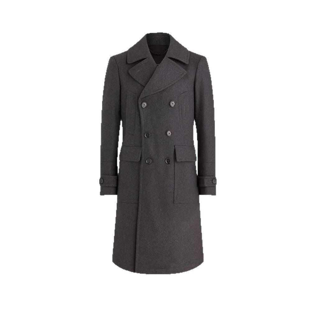 Men's classic duffle coat with double button closure and practical pockets Lisslune