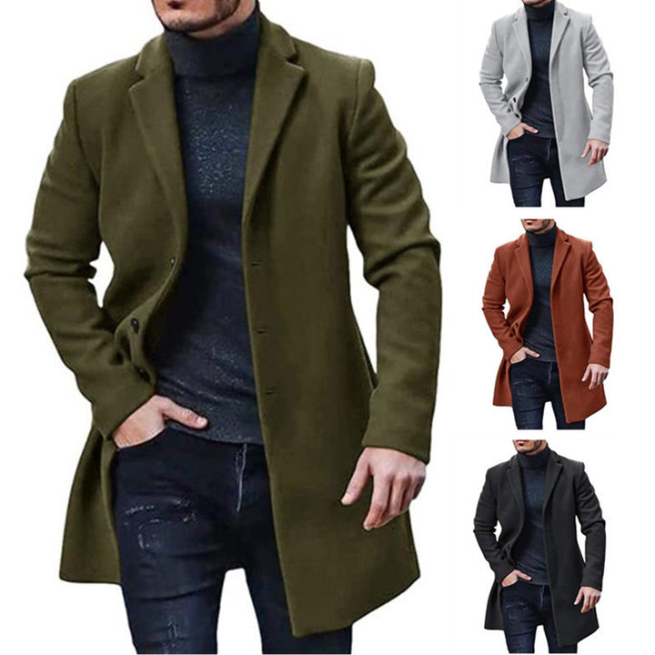 Men's classic wool coat Lisslune