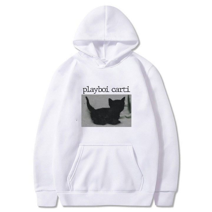 Women's hooded sweatshirt with unique artistic print Lisslune