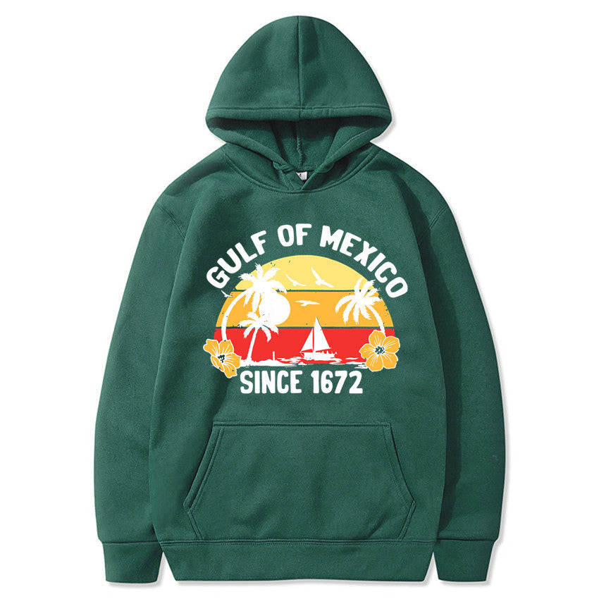 Women's hoodie with creative beach motif and high-quality fabric Lisslune