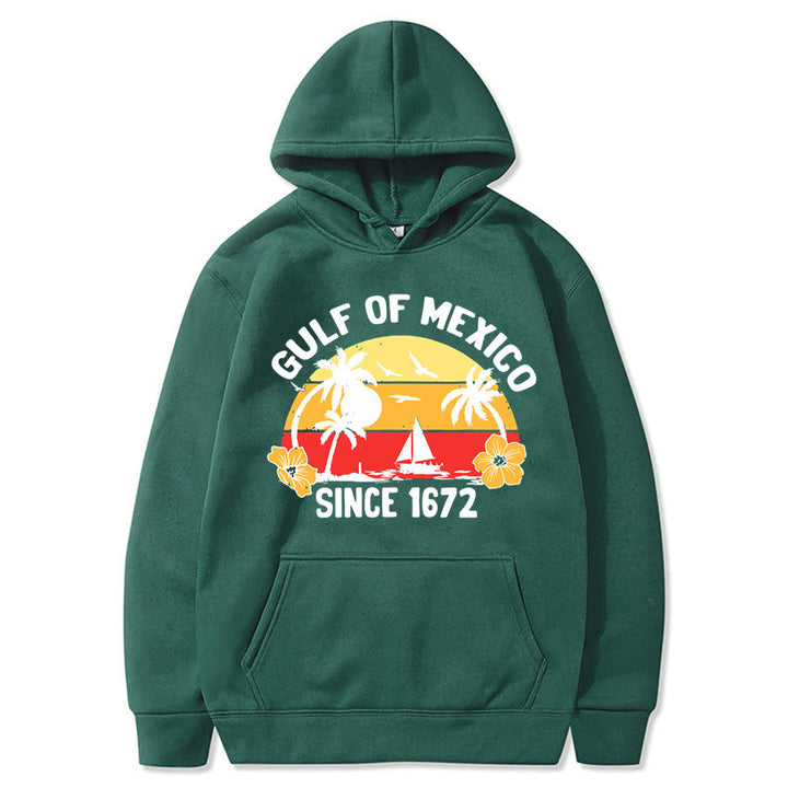 Women's hoodie with creative beach motif and high-quality fabric Lisslune