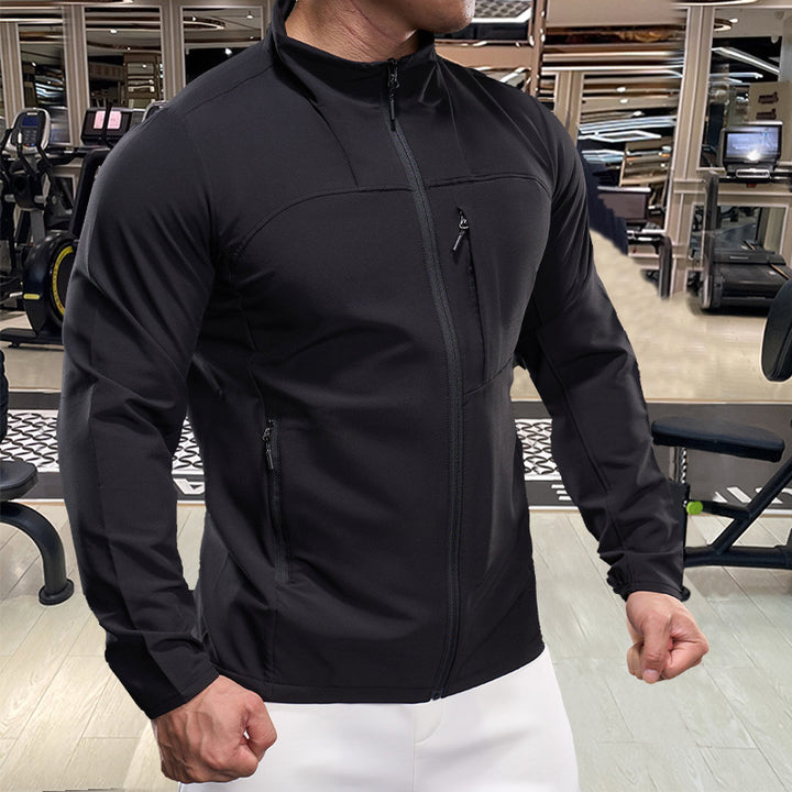 Men's functional jacket with elastic inserts and improved breathability Lisslune