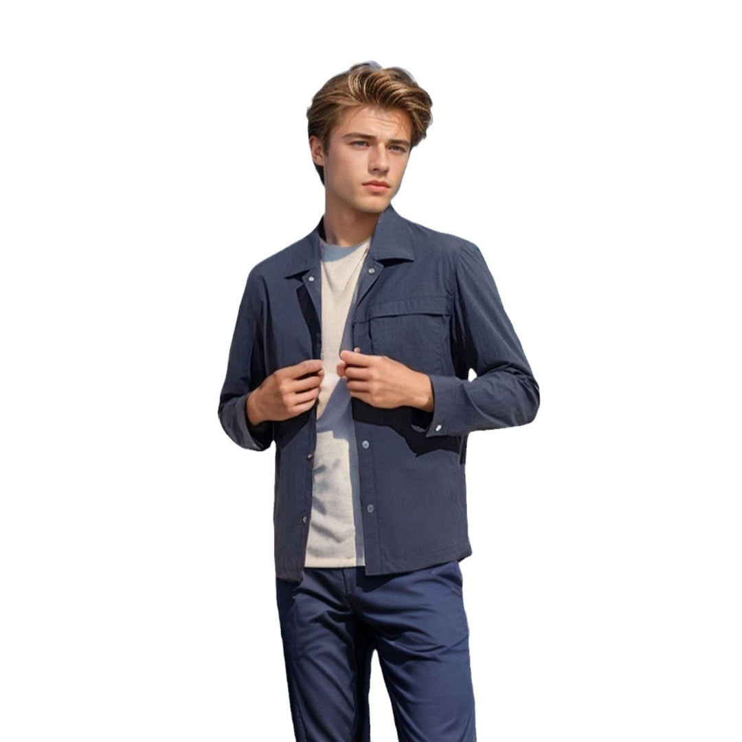 Men's technical leisure jacket with practical pockets and lightweight material Lisslune