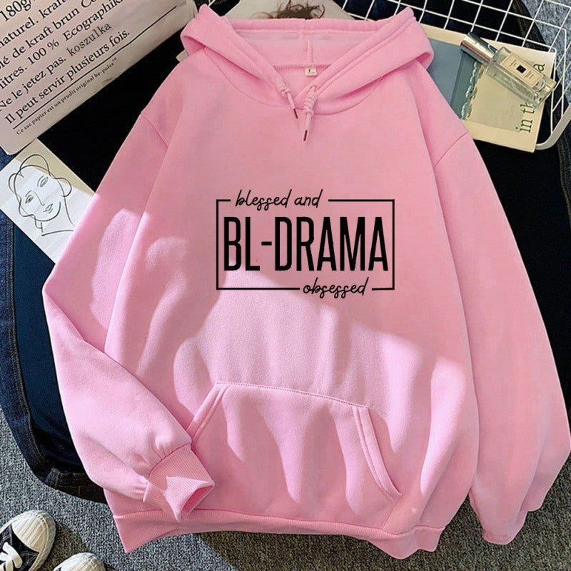 Women's hoodie with modern statement print Lisslune