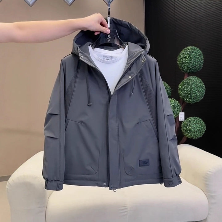 Men's Technical Outdoor Jacket with Practical Pockets Lisslune