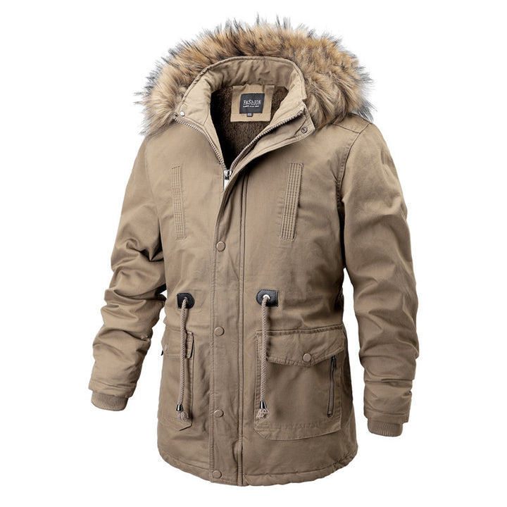 Men's Winter Parka with Removable Hood Lisslune