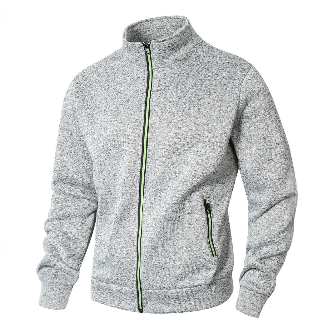 Men's sports jacket with modern zipper and high collar Lisslune