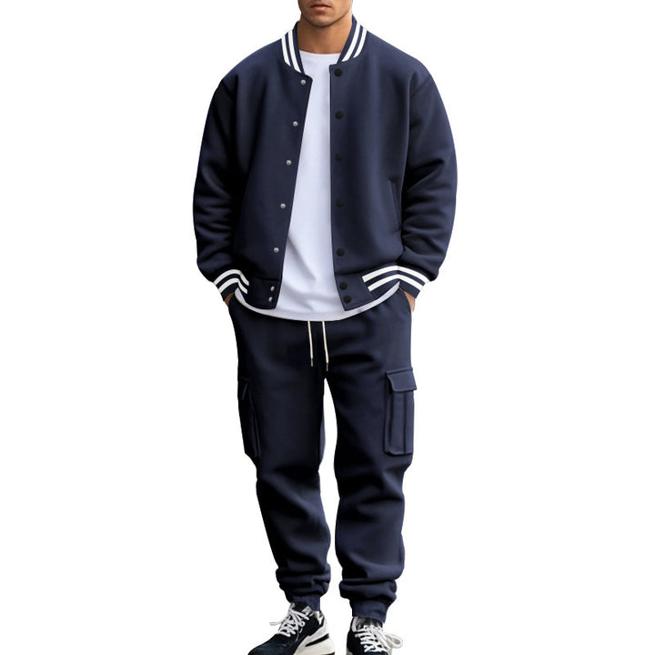 Men's sporty leisure set with balloon cut and practical pockets Lisslune