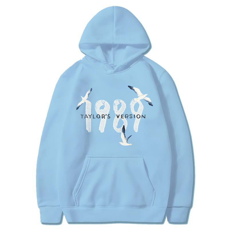 Women's hooded sweatshirt with creative bird design and high-quality cotton Lisslune