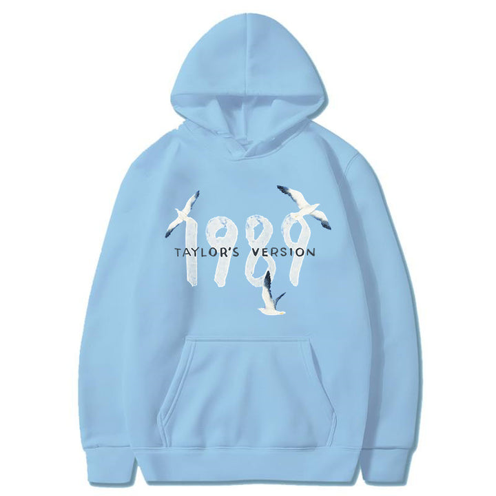 Women's hooded sweatshirt with creative bird design and high-quality cotton Lisslune