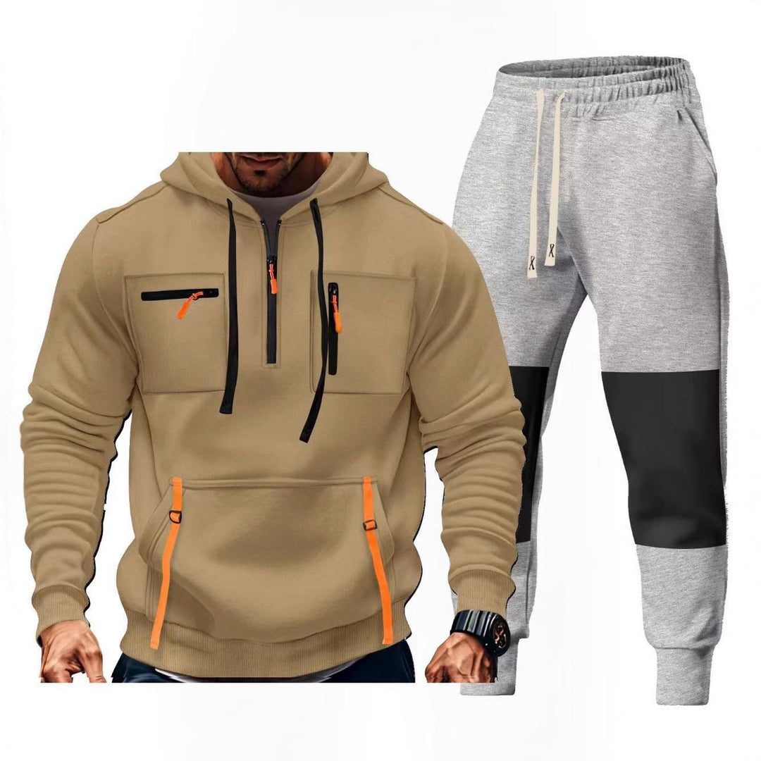 Men's sportswear set with functional pockets Lisslune