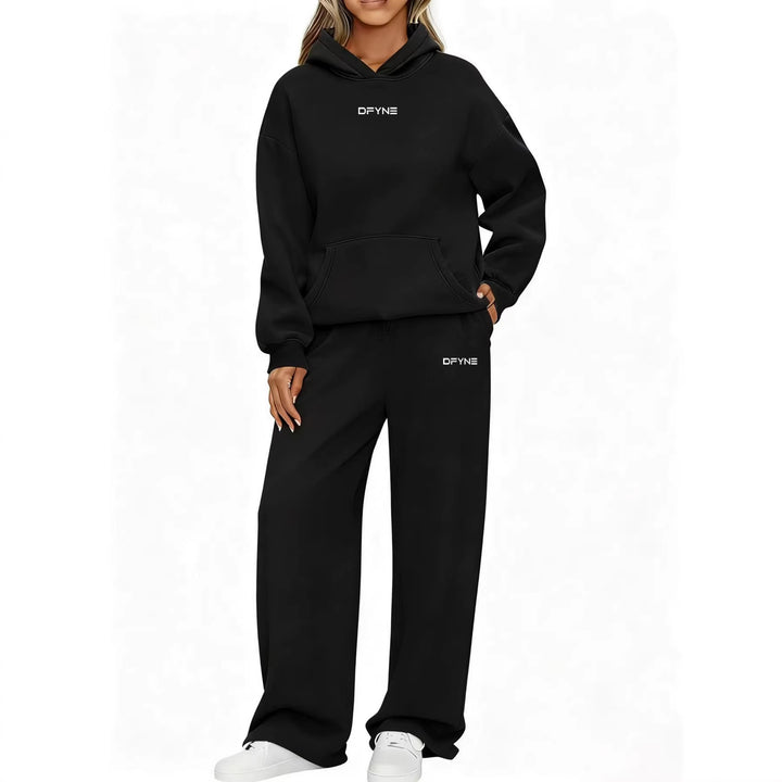 Women's casual jogging suit made of soft sweat material Lisslune