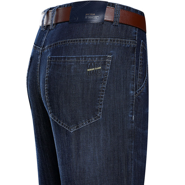 Men's casual Slim Fit jeans made of high-quality denim fabric Lisslune
