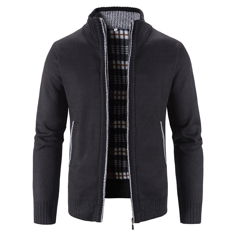 Men's cardigan with innovative heat-insulating inner lining Lisslune