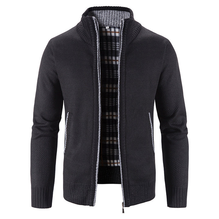 Men's cardigan with innovative heat-insulating inner lining Lisslune