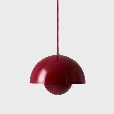 Lisslune | Nordic Macaron 1-Light Half-Circle Dome Pendant Light