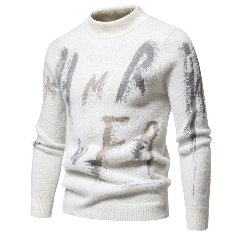 Men's Sweater with Modern Graphic Patterns Lisslune