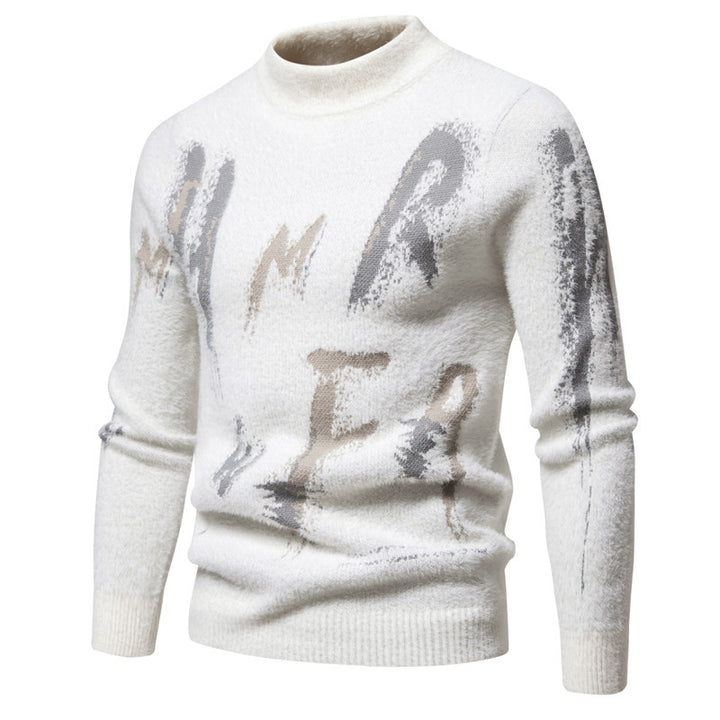Men's Sweater with Modern Graphic Patterns Lisslune