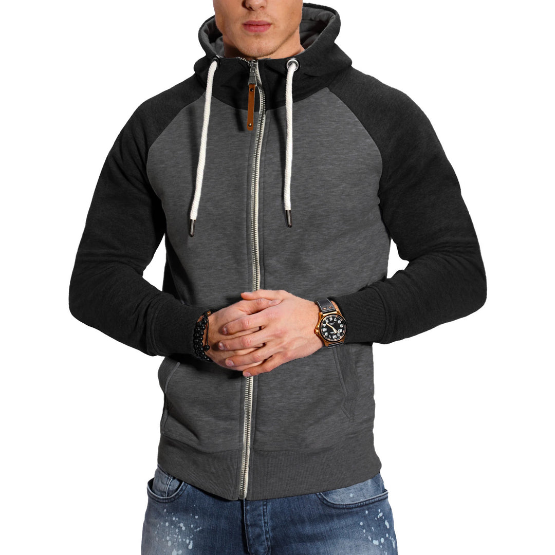 Men's refined hoodie with high-quality zipper Lisslune