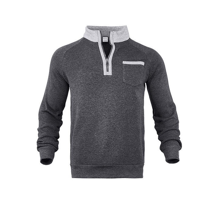 Men's sweatshirt with half zipper and moisture-regulating fabric Lisslune