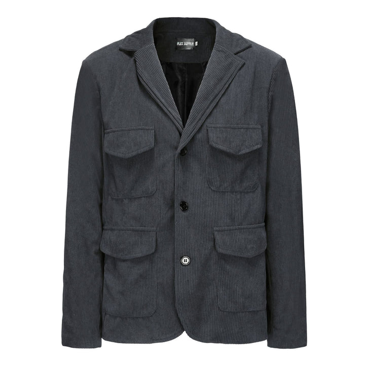 Men's lightweight cord jacket with practical pockets and modern design Lisslune