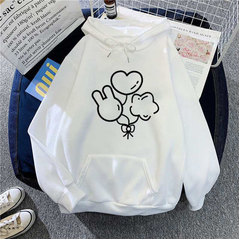 Women's hoodie with playful graphic design Lisslune