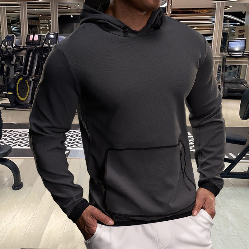 Men's functional hoodie with breathable properties and practical zippered pockets Lisslune