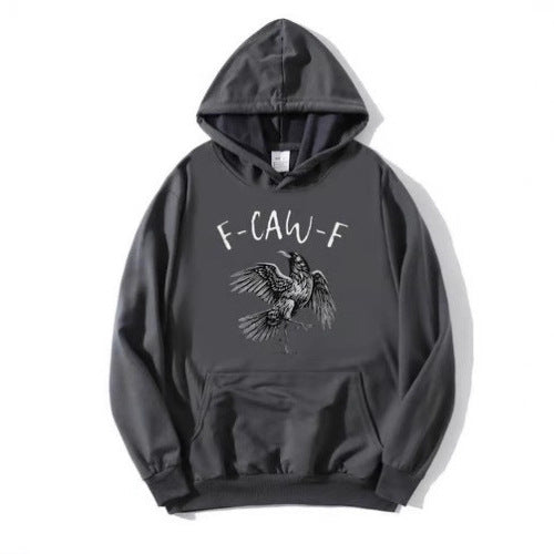 Women's hoodie with creative crow design Lisslune