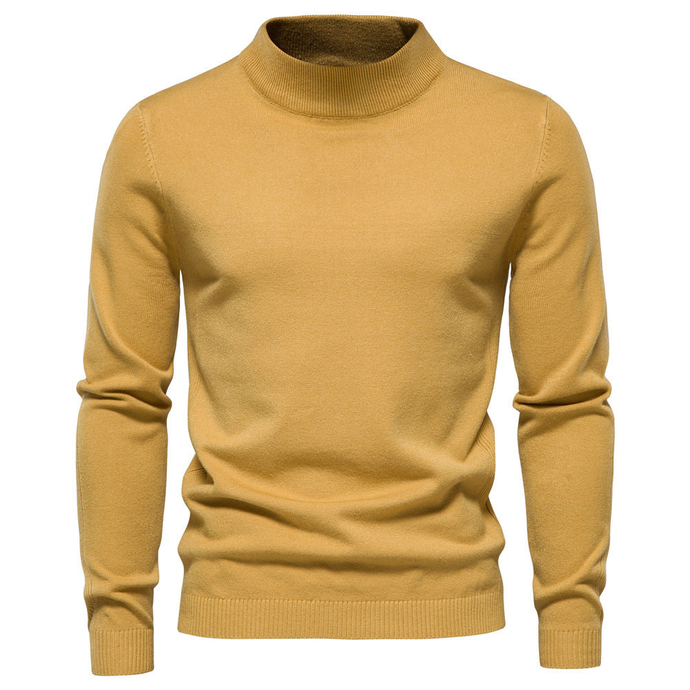 Men's elegant turtleneck sweater made of fine wool Lisslune