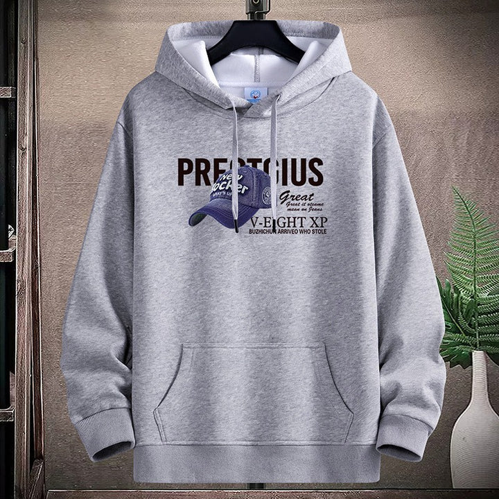 Women's Hooded Sweatshirt with Creative Graphic Design and Practical Kangaroo Pockets Lisslune