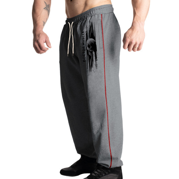 Men's Comfortable Sport Jogging Pants with Side Pockets and Adjustable Drawstring Lisslune