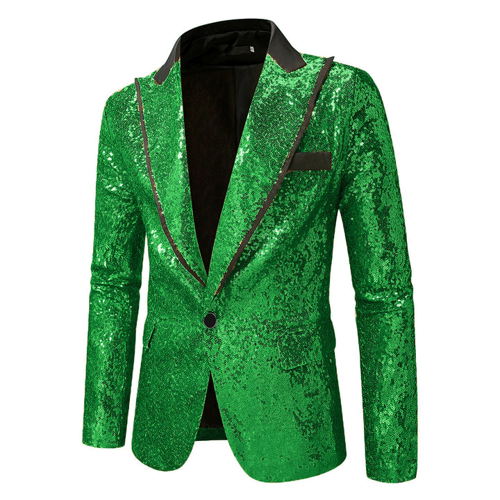 Men's Glittering Tuxedo Blazer made of high-quality Satin Lisslune