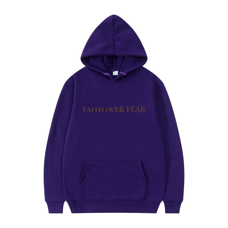 Women's hoodie with inspirational lettering and high-quality cotton Lisslune