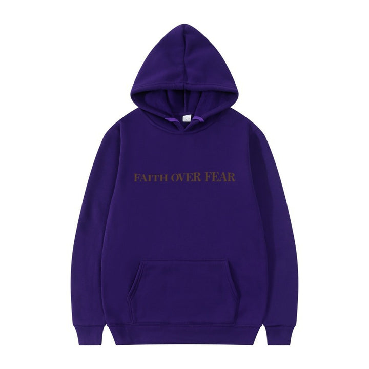 Women's hoodie with inspirational lettering and high-quality cotton Lisslune