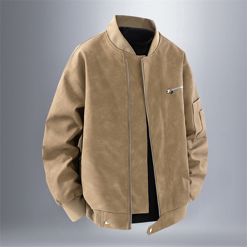 Men's Fashion Transitional Jacket In Minimalist Design Lisslune
