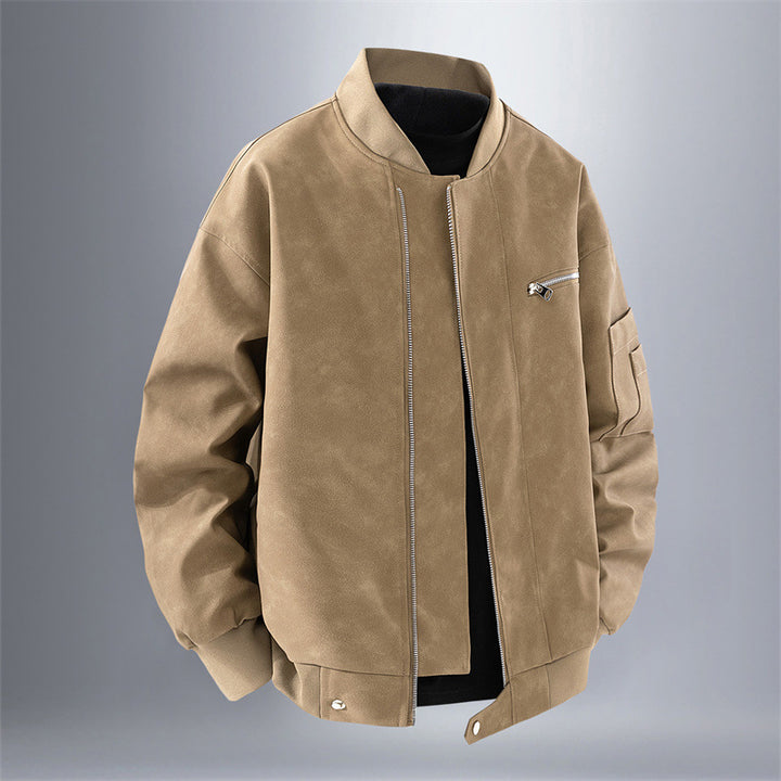 Men's Fashion Transitional Jacket In Minimalist Design Lisslune