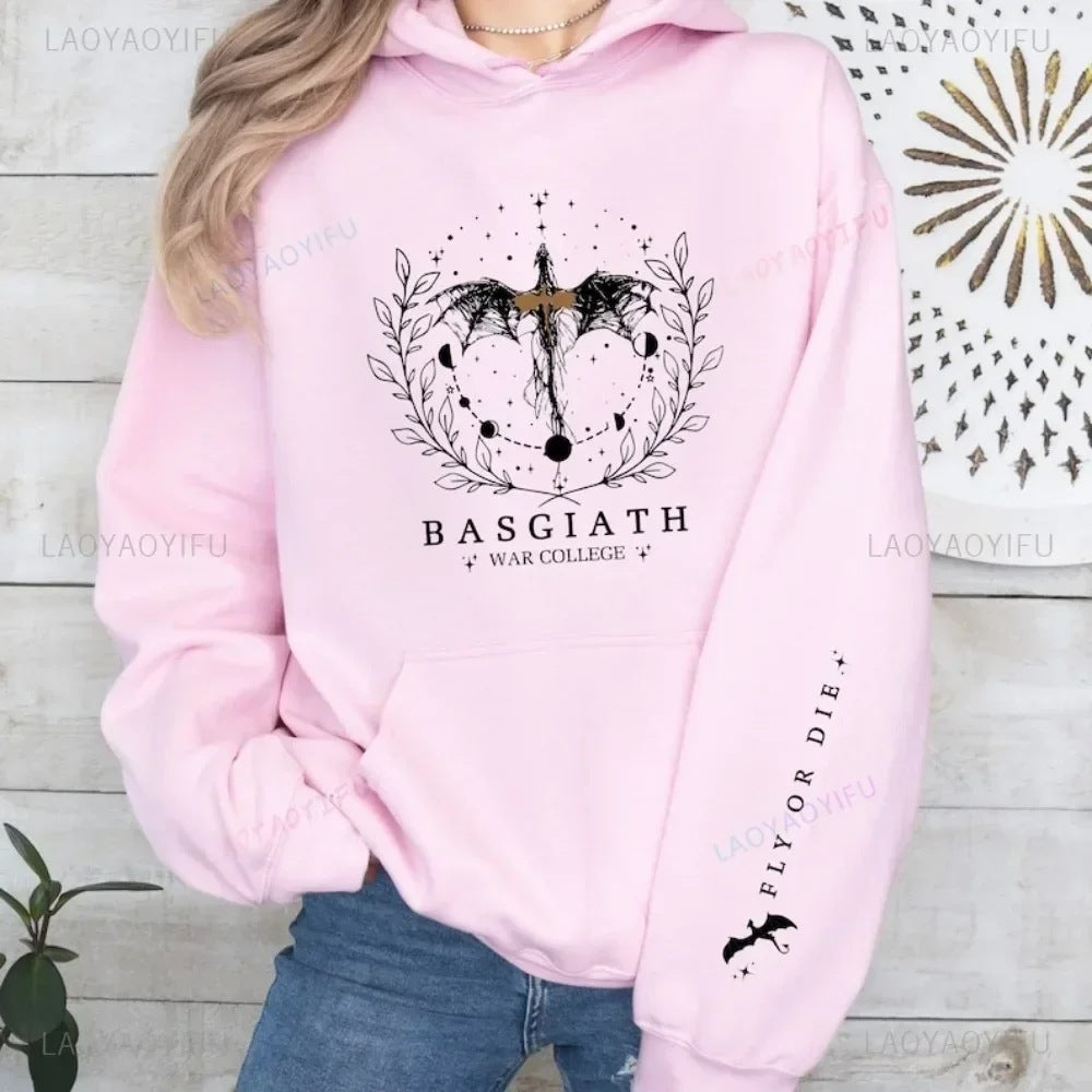Women's hooded sweatshirt with impressive fantasy design Lisslune