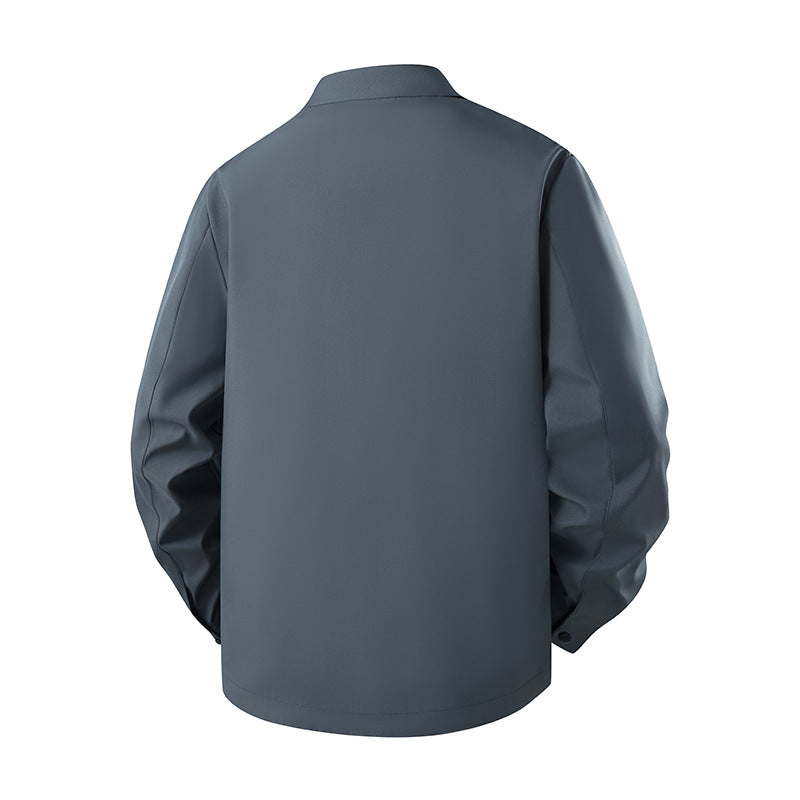 Men's casual transitional jacket with lightly insulating inner lining and practical side pockets Lisslune