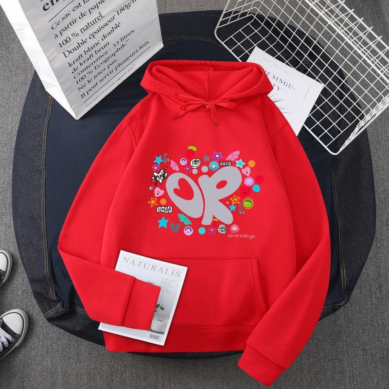 Women's Hoodie with Creative Graphic Design Lisslune