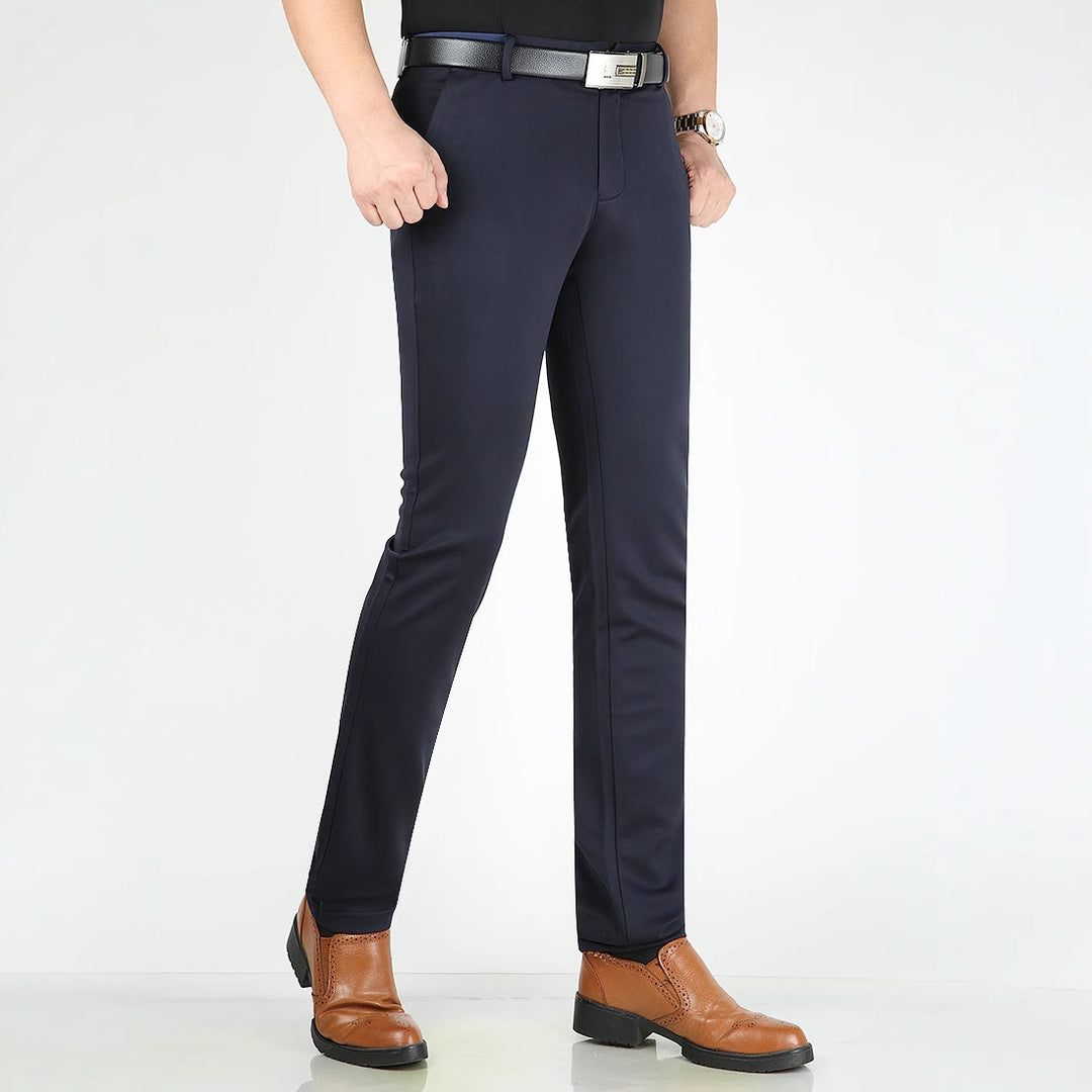 Men's elegant suit trousers with classic cut Lisslune