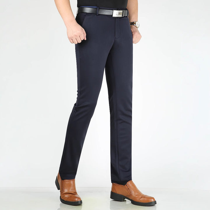 Men's elegant suit trousers with classic cut Lisslune