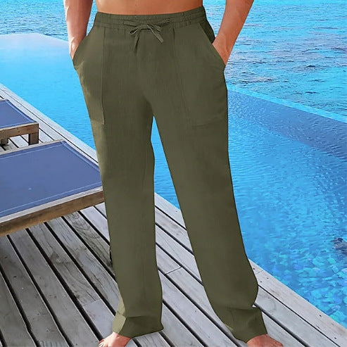 Men's Comfortable Jogging Pants with Elastic Waistband and Practical Pockets Lisslune