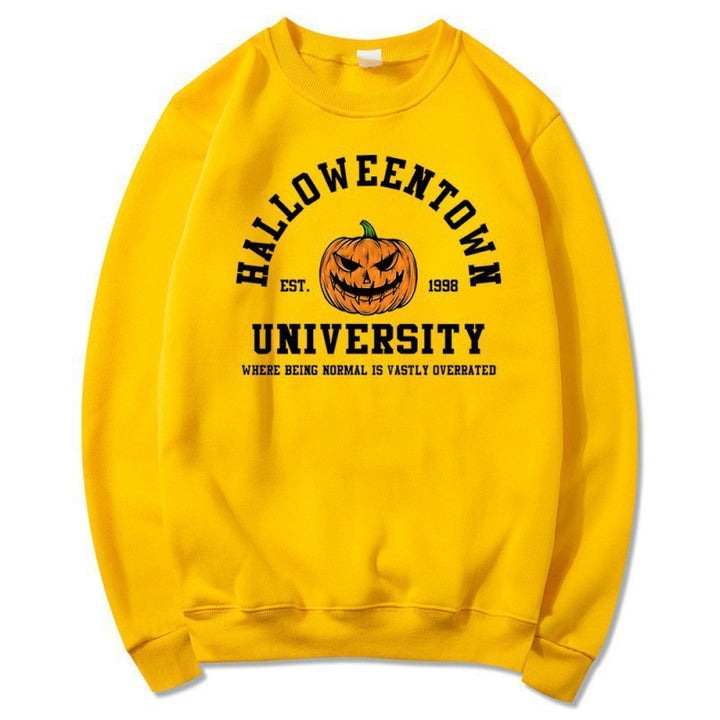 Women's sweatshirt with creative Halloween design and comfortable fit Lisslune