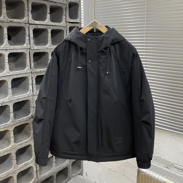 Men's Warm and Windproof Transitional Jacket with Hood Lisslune