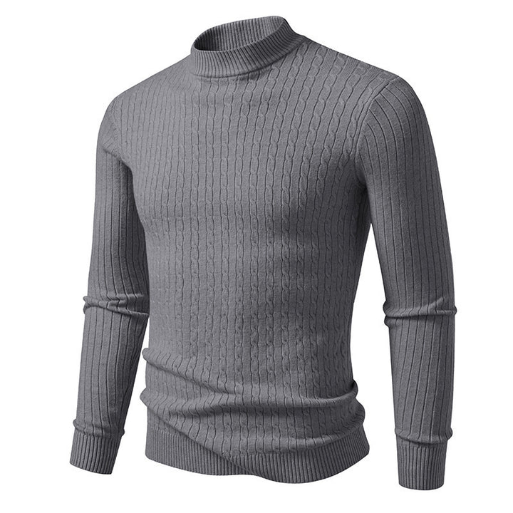 Men's turtleneck sweater made of high-quality knit Lisslune