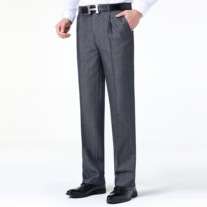 Men's elegant suit trousers with classic cut Lisslune