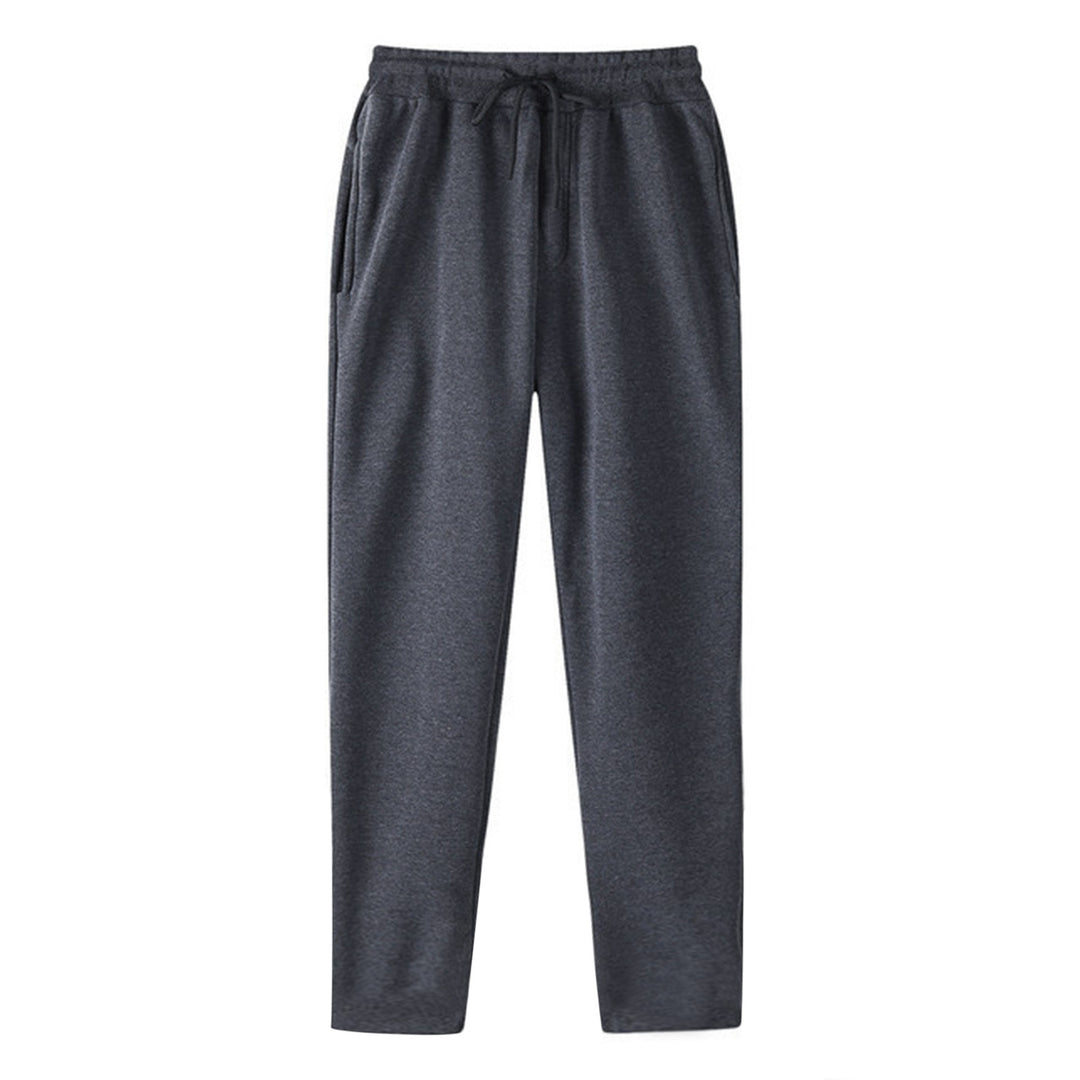 Men's sporty casual pants with elastic waistband and practical side pockets Lisslune